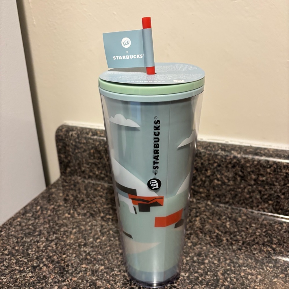 Starbucks + Lou Black History 2024 Seattle Artist Damon Brown Art Venti Cup 24oz